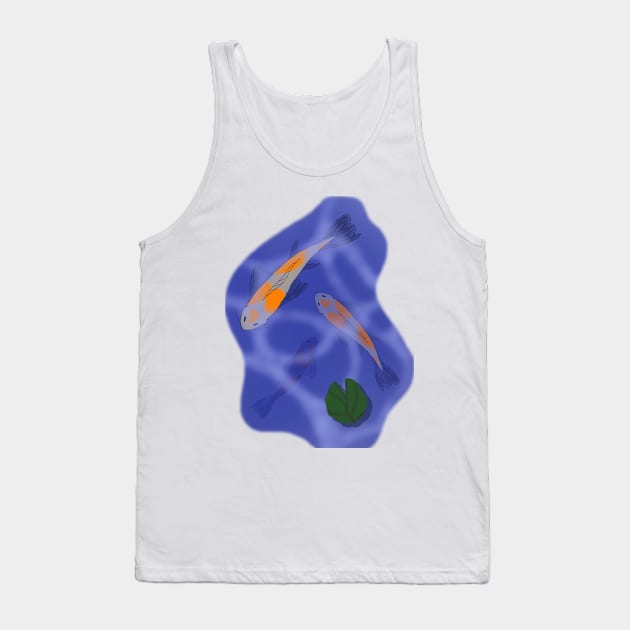 Koi pond Tank Top by gl_draws_